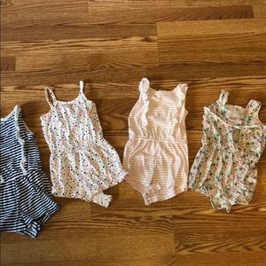 Girls rompers